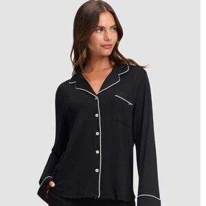 Cozy Earth Women's Bamboo Stretch-Knit Long Sleeve Pajama Set